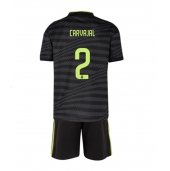 Billige Real Madrid Daniel Carvajal #2 Tredje trøje Børn 2022-23 Kort ærmer (+ bukser)