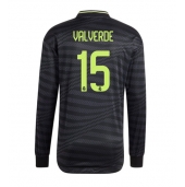 Billige Real Madrid Federico Valverde #15 Tredje trøje 2022-23 Lange ærmer