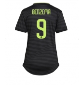 Billige Real Madrid Karim Benzema #9 Tredje trøje Dame 2022-23 Kort ærmer