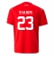 Billige Schweiz Xherdan Shaqiri #23 Hjemmebanetrøje VM 2022 Kort ærmer