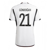 Billige Tyskland Ilkay Gundogan #21 Hjemmebanetrøje VM 2022 Kort ærmer