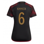 Billige Tyskland Joshua Kimmich #6 Udebanetrøje Dame VM 2022 Kort ærmer