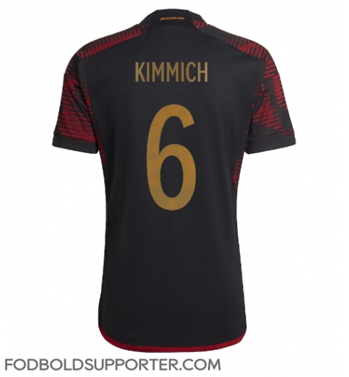 Billige Tyskland Joshua Kimmich #6 Udebanetrøje VM 2022 Kort ærmer