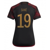 Billige Tyskland Leroy Sane #19 Udebanetrøje Dame VM 2022 Kort ærmer