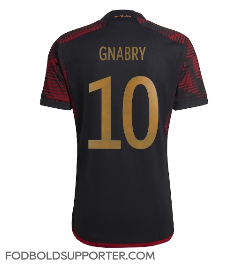 Billige Tyskland Serge Gnabry #10 Udebanetrøje VM 2022 Kort ærmer