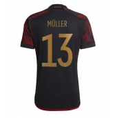 Billige Tyskland Thomas Muller #13 Udebanetrøje VM 2022 Kort ærmer