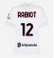 Billige AC Milan Adrien Rabiot #12 Udebanetrøje Dame 2026-27 Kort ærmer