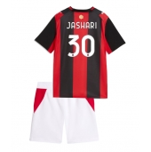 Billige AC Milan Ardon Jashari #30 Hjemmebanetrøje Børn 2026-27 Kort ærmer (+ bukser)