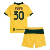 Billige AC Milan Ardon Jashari #30 Tredje trøje Børn 2025-26 Kort ærmer (+ bukser)