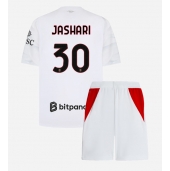 Billige AC Milan Ardon Jashari #30 Udebanetrøje Børn 2026-27 Kort ærmer (+ bukser)