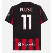 Billige AC Milan Christian Pulisic #11 Hjemmebanetrøje 2025-26 Kort ærmer