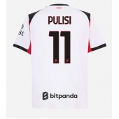 Billige AC Milan Christian Pulisic #11 Udebanetrøje 2025-26 Kort ærmer