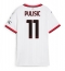 Billige AC Milan Christian Pulisic #11 Udebanetrøje Dame 2024-25 Kort ærmer