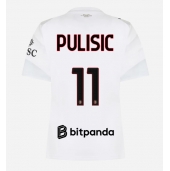 Billige AC Milan Christian Pulisic #11 Udebanetrøje Dame 2026-27 Kort ærmer