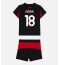 Billige AC Milan Christopher Nkunku #18 Hjemmebanetrøje Børn 2025-26 Kort ærmer (+ bukser)