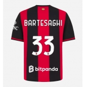 Billige AC Milan Davide Bartesaghi #33 Hjemmebanetrøje 2026-27 Kort ærmer