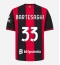Billige AC Milan Davide Bartesaghi #33 Hjemmebanetrøje 2026-27 Kort ærmer