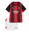 Billige AC Milan Davide Bartesaghi #33 Hjemmebanetrøje Børn 2026-27 Kort ærmer (+ bukser)