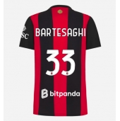 Billige AC Milan Davide Bartesaghi #33 Hjemmebanetrøje Dame 2026-27 Kort ærmer