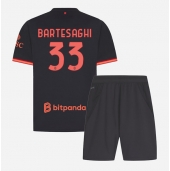 Billige AC Milan Davide Bartesaghi #33 Tredje trøje Børn 2026-27 Kort ærmer (+ bukser)