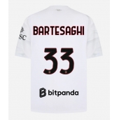 Billige AC Milan Davide Bartesaghi #33 Udebanetrøje 2026-27 Kort ærmer