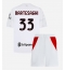 Billige AC Milan Davide Bartesaghi #33 Udebanetrøje Børn 2026-27 Kort ærmer (+ bukser)