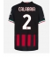 Billige AC Milan Davide Calabria #2 Hjemmebanetrøje 2022-23 Kort ærmer