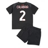 Billige AC Milan Davide Calabria #2 Hjemmebanetrøje Børn 2022-23 Kort ærmer (+ bukser)