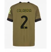 Billige AC Milan Davide Calabria #2 Tredje trøje 2022-23 Kort ærmer