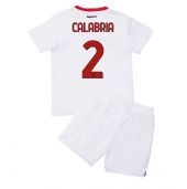 Billige AC Milan Davide Calabria #2 Udebanetrøje Børn 2022-23 Kort ærmer (+ bukser)