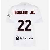 Billige AC Milan Diego Moreira #22 Udebanetrøje Dame 2026-27 Kort ærmer