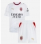 Billige AC Milan Fikayo Tomori #23 Udebanetrøje Børn 2026-27 Kort ærmer (+ bukser)
