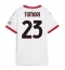 Billige AC Milan Fikayo Tomori #23 Udebanetrøje Dame 2024-25 Kort ærmer