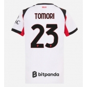 Billige AC Milan Fikayo Tomori #23 Udebanetrøje Dame 2025-26 Kort ærmer