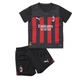 Billige AC Milan Hjemmebanetrøje Børn 2022-23 Kort ærmer (+ bukser)