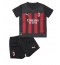Billige AC Milan Hjemmebanetrøje Børn 2022-23 Kort ærmer (+ bukser)