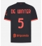 Billige AC Milan Koni De Winter #5 Tredje trøje 2026-27 Kort ærmer