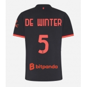 Billige AC Milan Koni De Winter #5 Tredje trøje Dame 2026-27 Kort ærmer