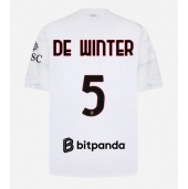 Billige AC Milan Koni De Winter #5 Udebanetrøje 2026-27 Kort ærmer