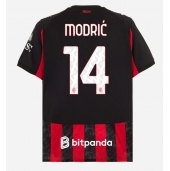 Billige AC Milan Luka Modric #14 Hjemmebanetrøje 2025-26 Kort ærmer