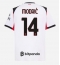 Billige AC Milan Luka Modric #14 Udebanetrøje 2025-26 Kort ærmer