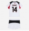 Billige AC Milan Luka Modric #14 Udebanetrøje Børn 2025-26 Kort ærmer (+ bukser)