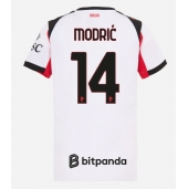 Billige AC Milan Luka Modric #14 Udebanetrøje Dame 2025-26 Kort ærmer
