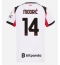 Billige AC Milan Luka Modric #14 Udebanetrøje Dame 2025-26 Kort ærmer