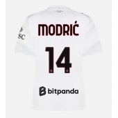 Billige AC Milan Luka Modric #14 Udebanetrøje Dame 2026-27 Kort ærmer