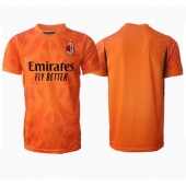 Billige AC Milan Målmand Udebanetrøje 2024-25 Kort ærmer