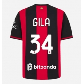 Billige AC Milan Mario Gila #34 Hjemmebanetrøje 2026-27 Kort ærmer