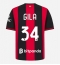 Billige AC Milan Mario Gila #34 Hjemmebanetrøje 2026-27 Kort ærmer