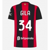 Billige AC Milan Mario Gila #34 Hjemmebanetrøje Dame 2026-27 Kort ærmer