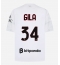 Billige AC Milan Mario Gila #34 Udebanetrøje 2026-27 Kort ærmer